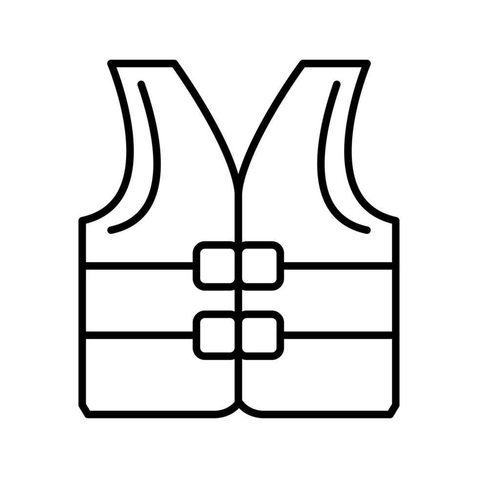Life jacket Vector Icon