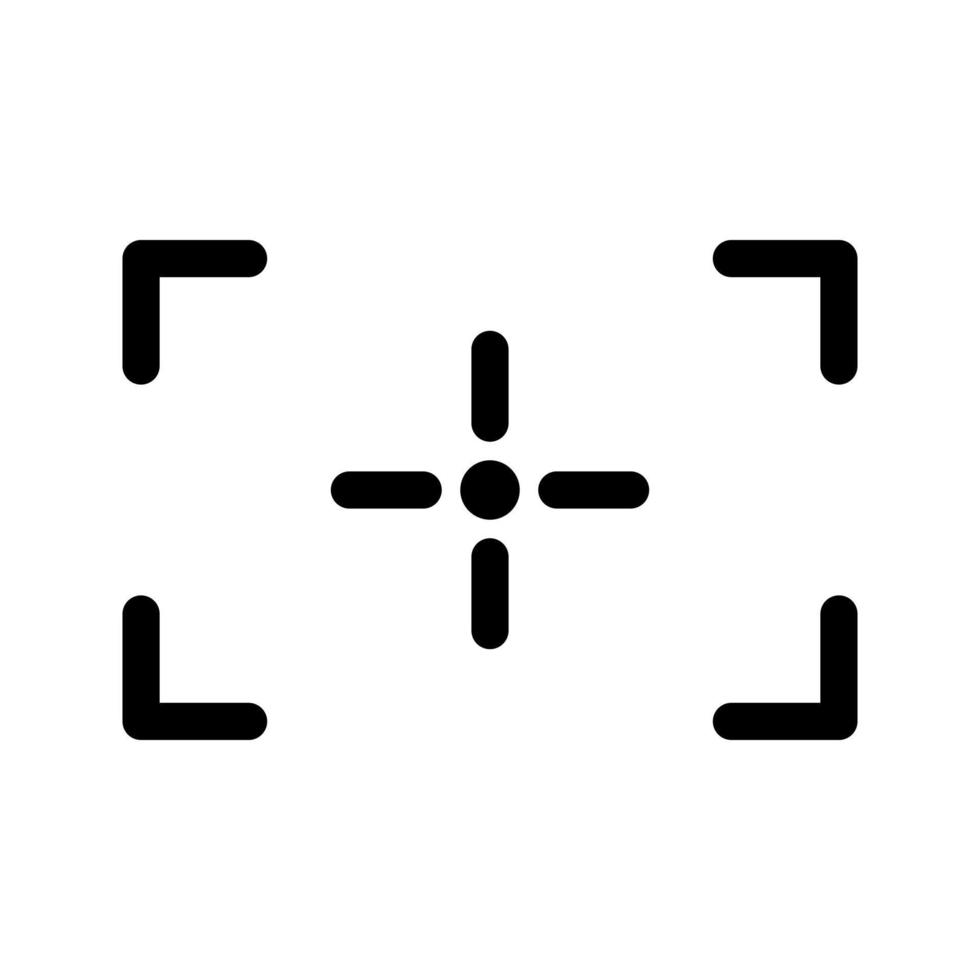 Unique Focus Vector Icon