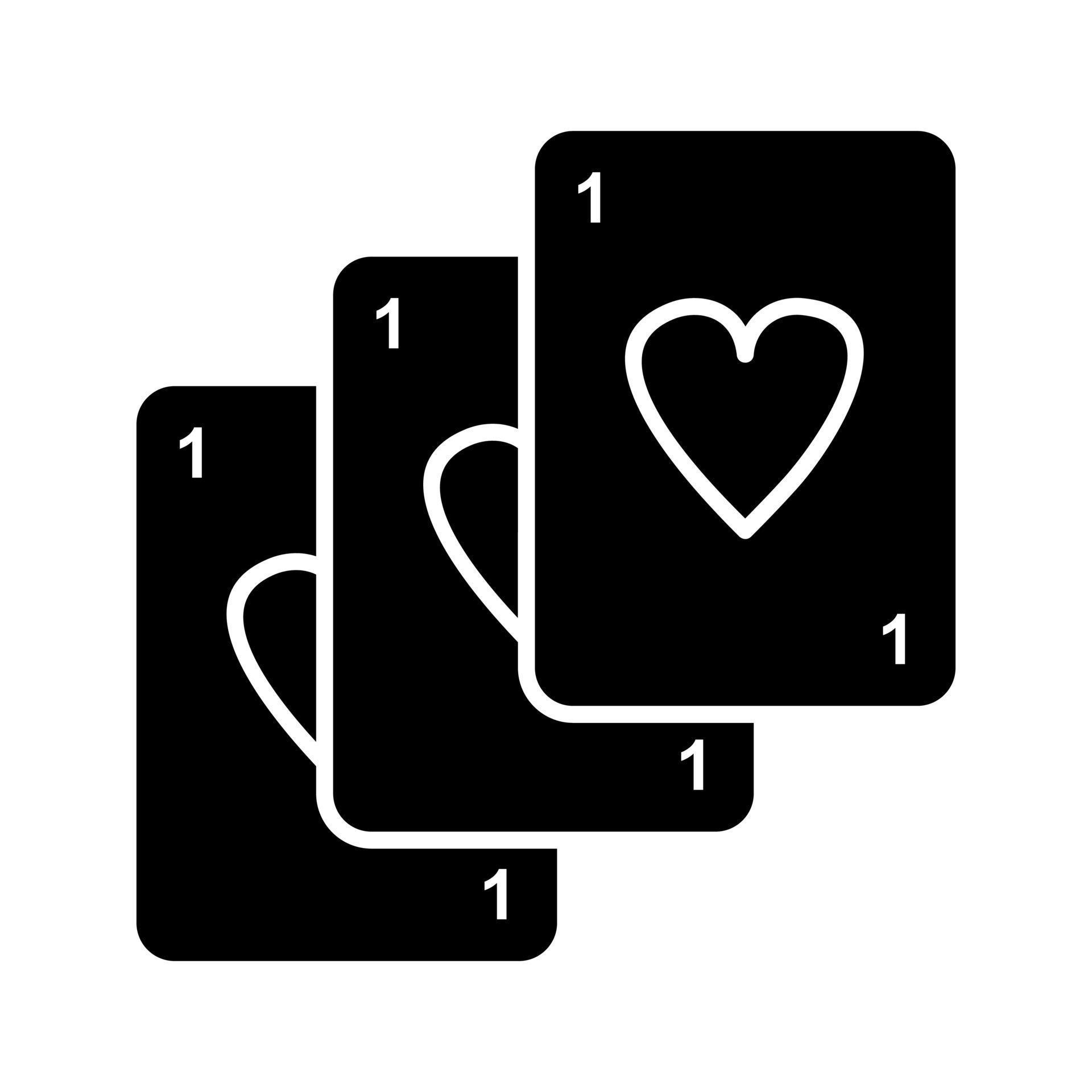 Unique Deck of Cards Vector Icon 14706980 Vector Art at Vecteezy