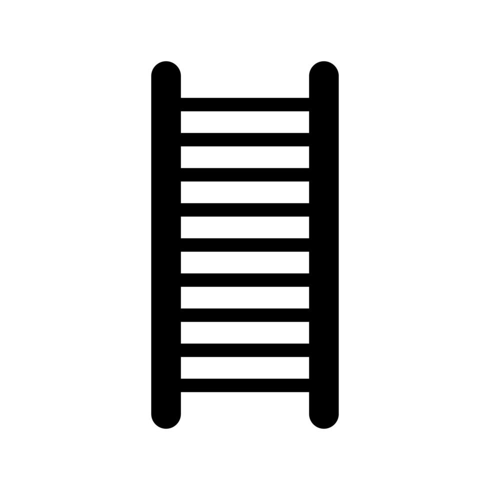 icono de vector de escaleras único