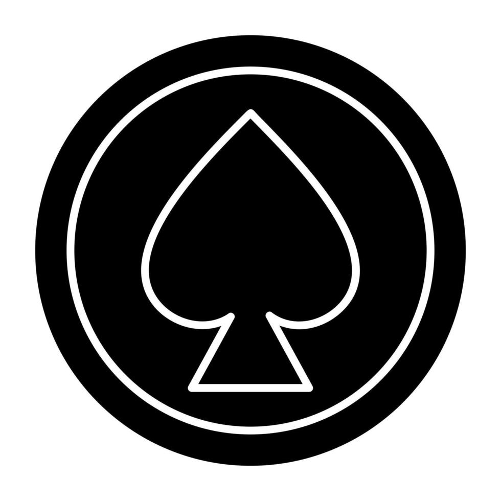 Unique Spade Vector Icon