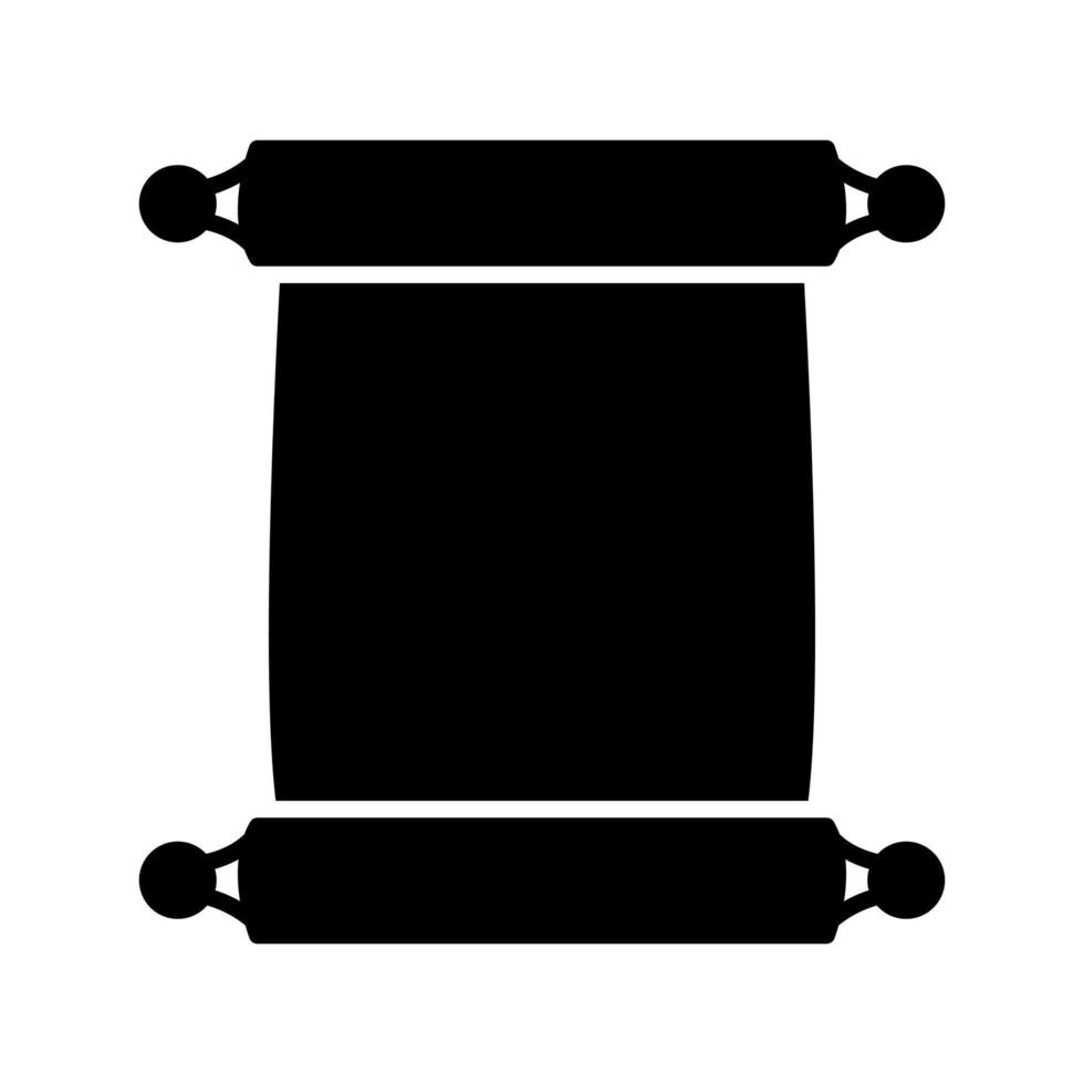 Scroll of Paper Vector Icon