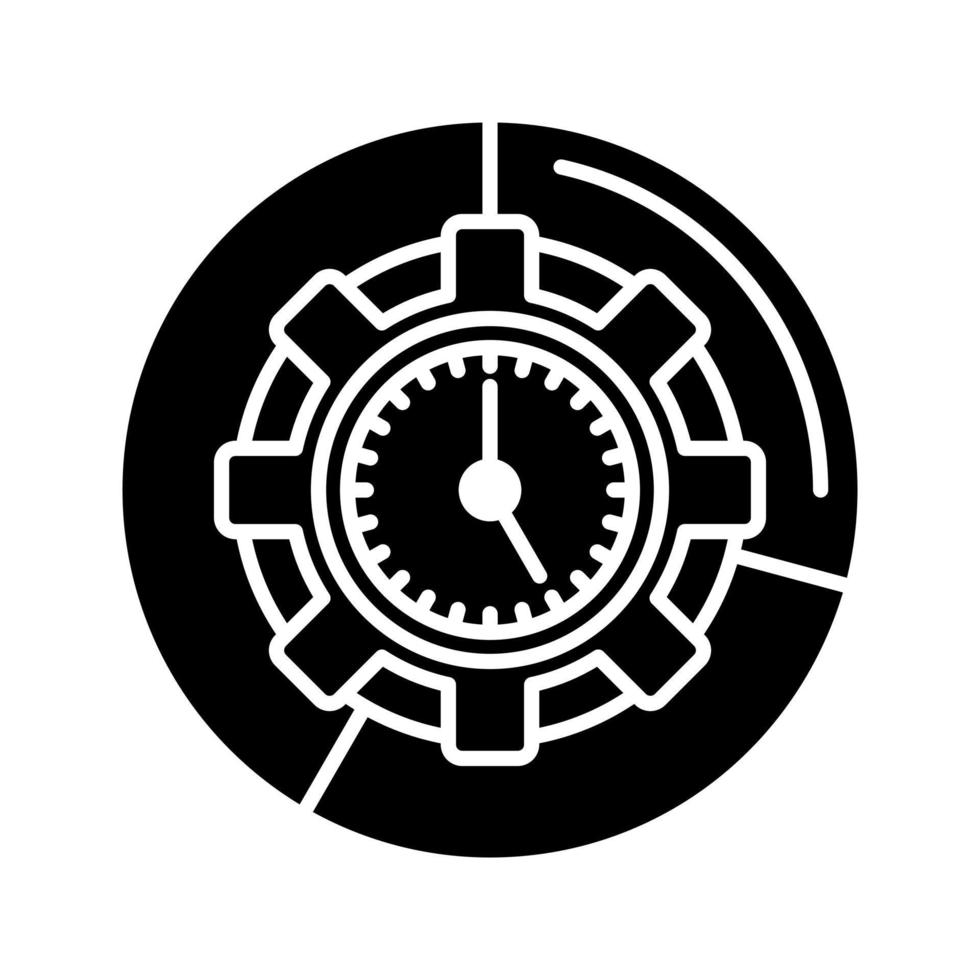 icono de vector de gestión de tiempo