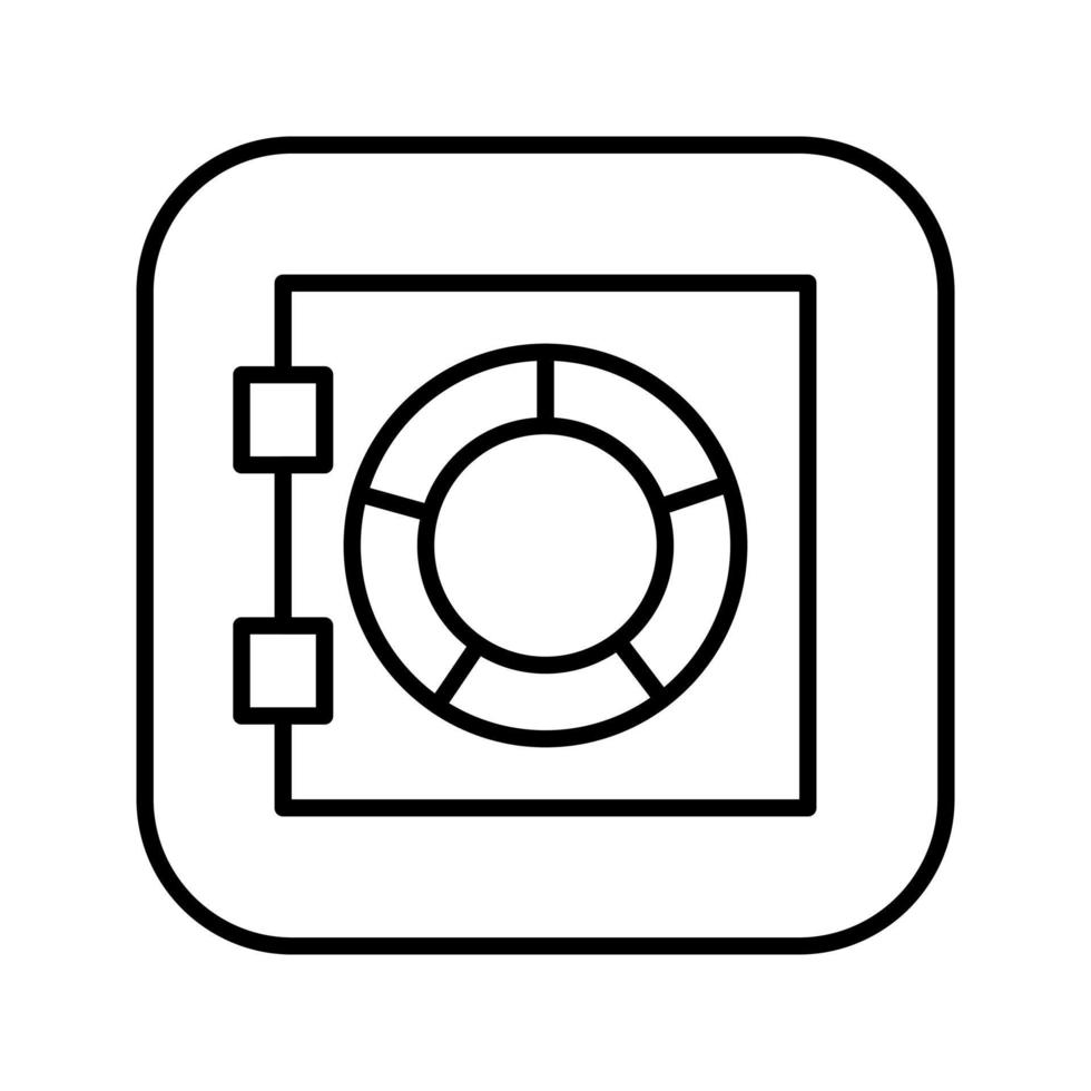 Safe Box Vector Icon