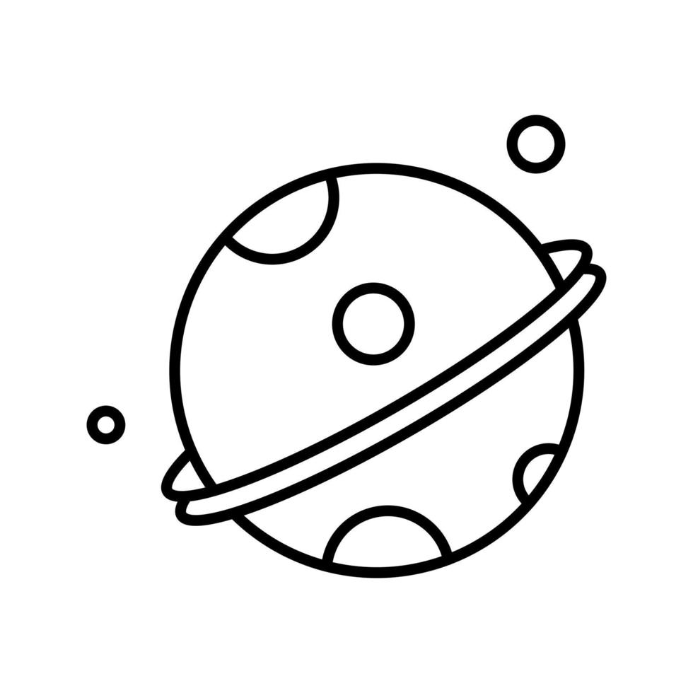 icono de vector de planeta