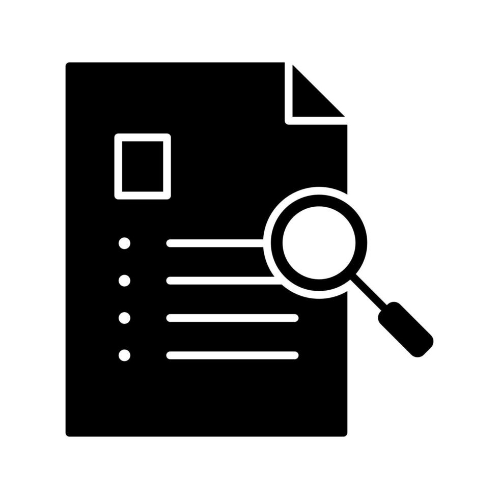 Unique Case Study Vector Icon