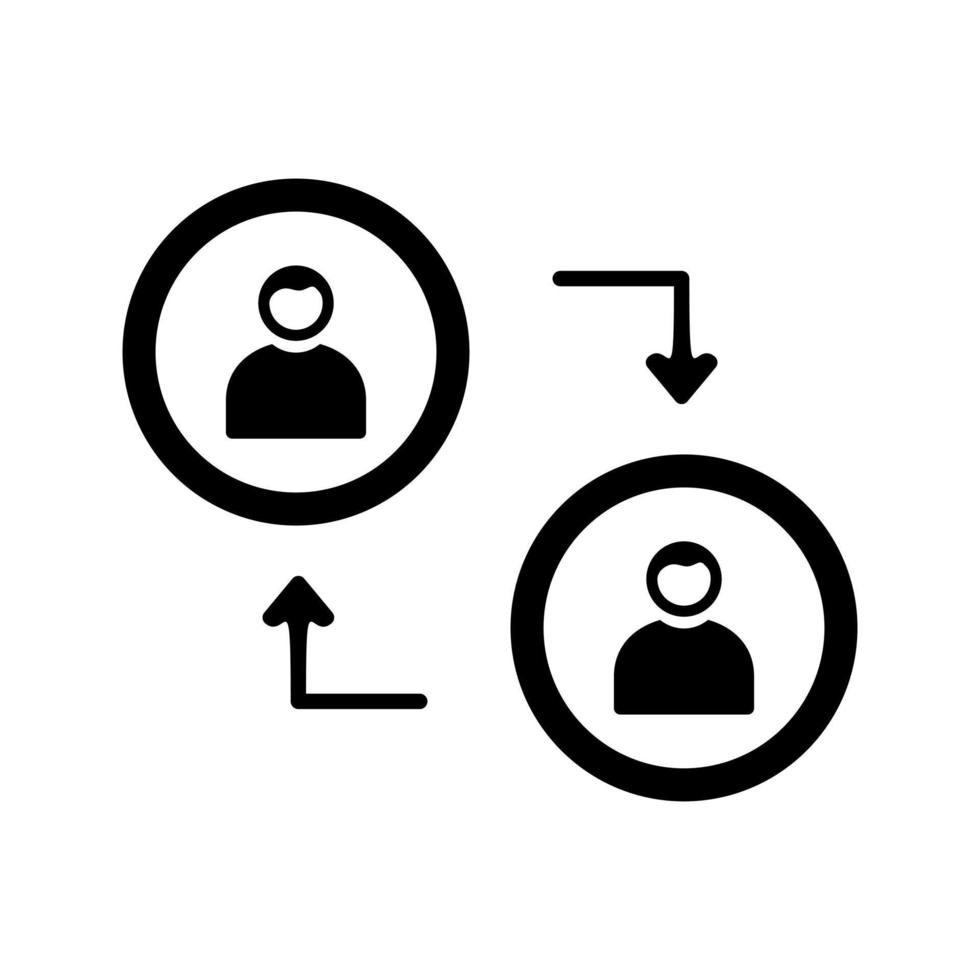 Connected Profiles Vector Icon