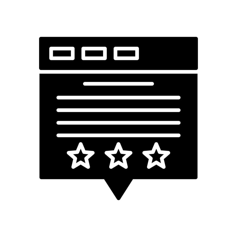 Review Vector Icon