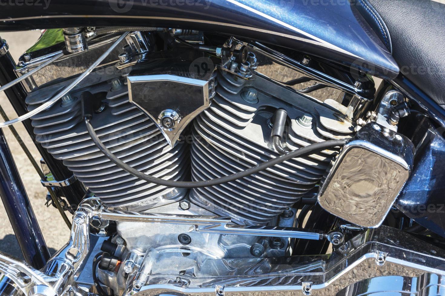 V-shaped motorcycle engine, 2 Cylinders photo