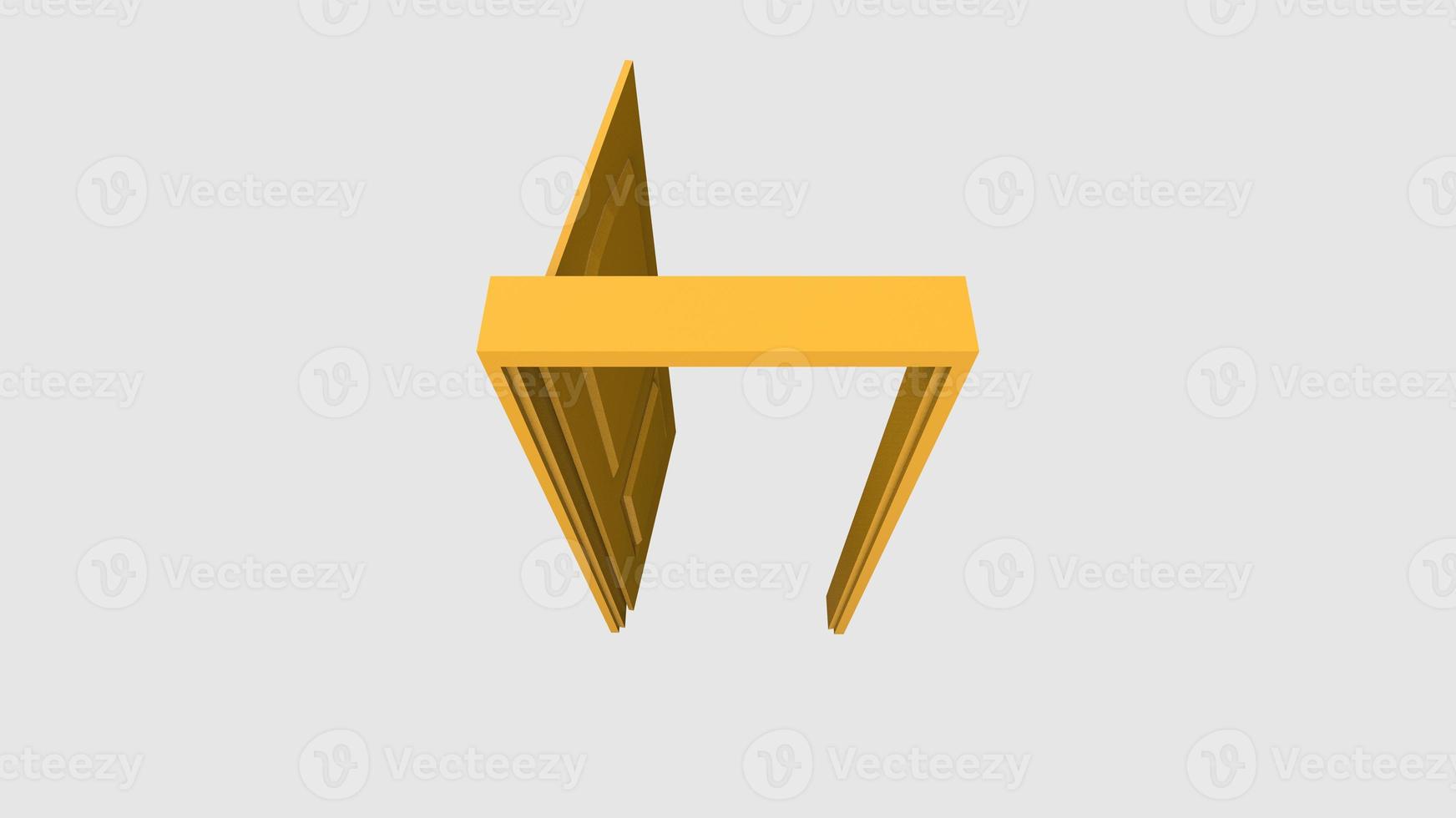 isolated door illustration 3d rendering photo