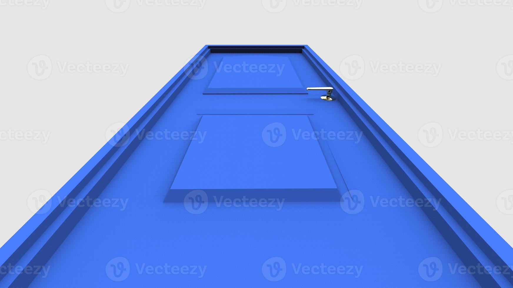 isolated door illustration 3d rendering photo