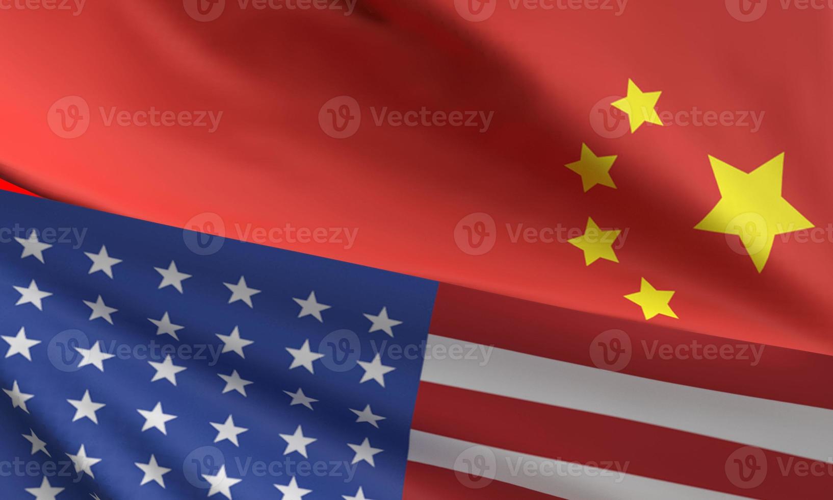 United state of america usa china asia flag country national symbol decoration business economy government politics war military agreement crisis financial marketing chinese import export industry photo