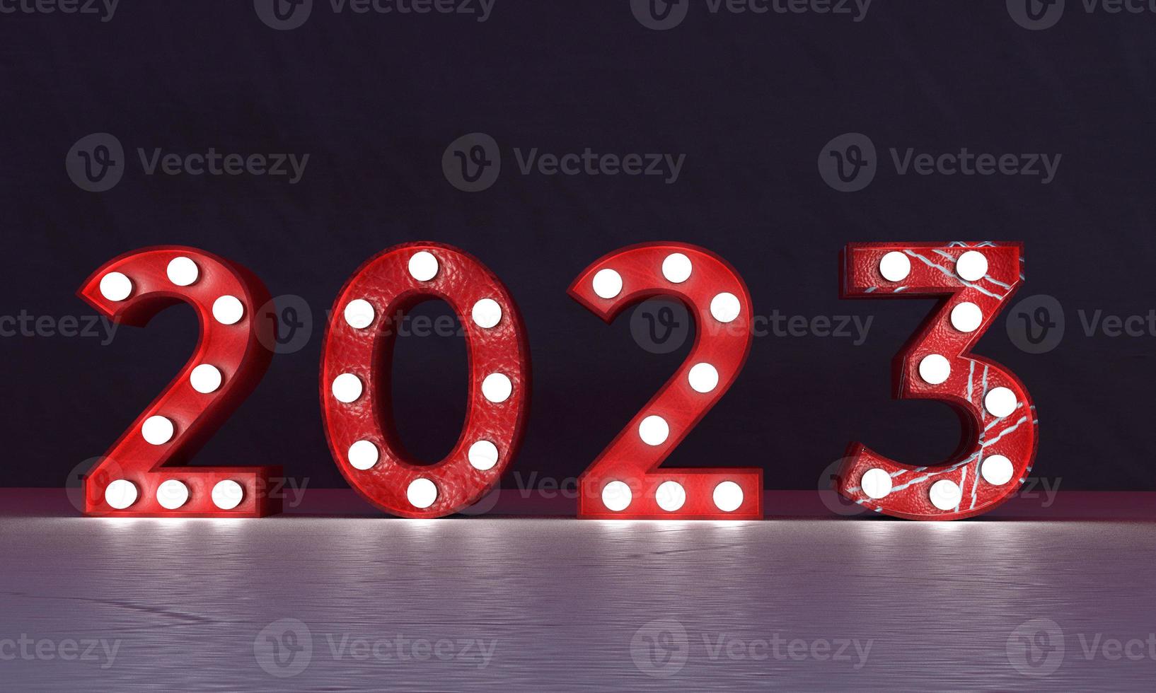 2023 red pink orange color number text font light start beginning calendar symbol decoration merry christmas happy new year 2022 finish time winter season december event party celebration festival photo