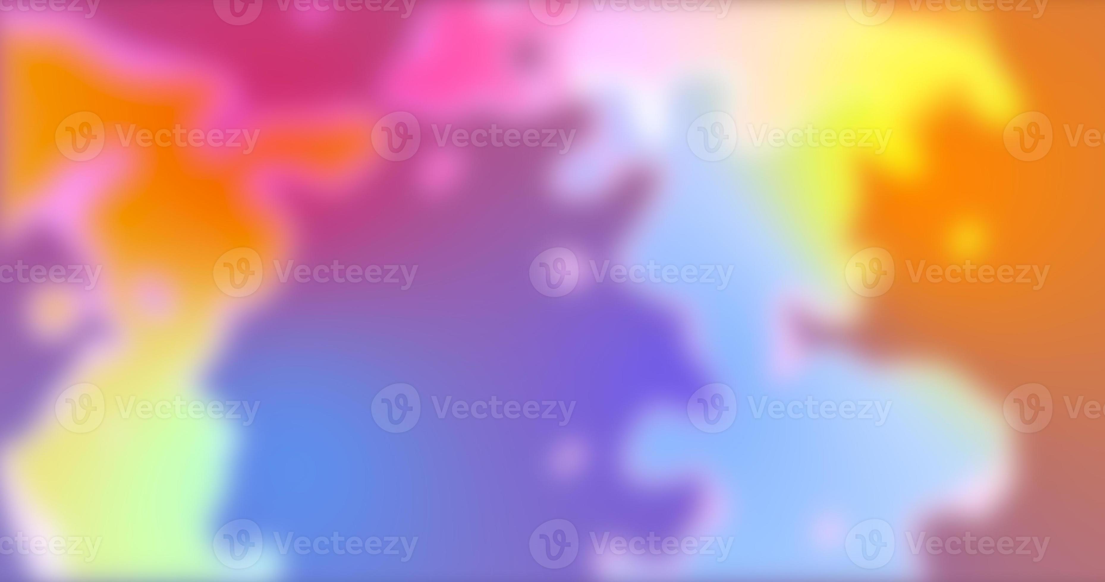 Abstract beautiful multicolored blurred colored smoke melted