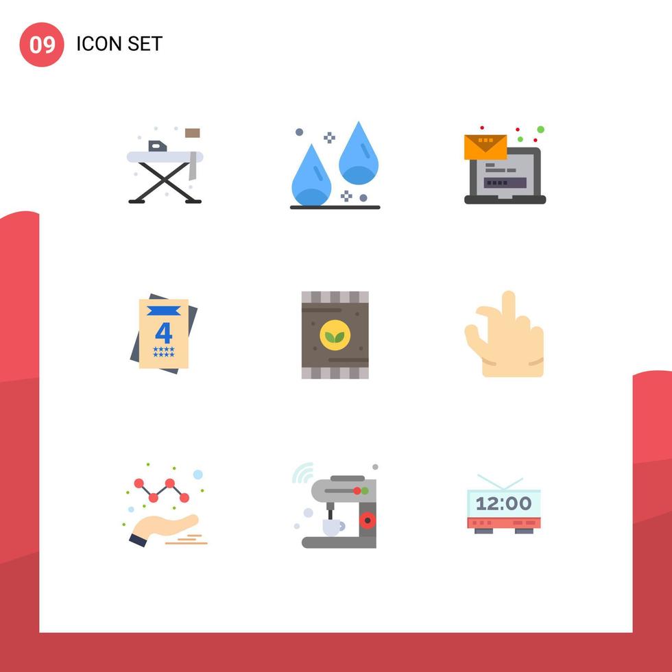 conjunto de 9 iconos de interfaz de usuario modernos símbolos signos para fertilizante boda computadora amor inicio de sesión elementos de diseño vectorial editables vector