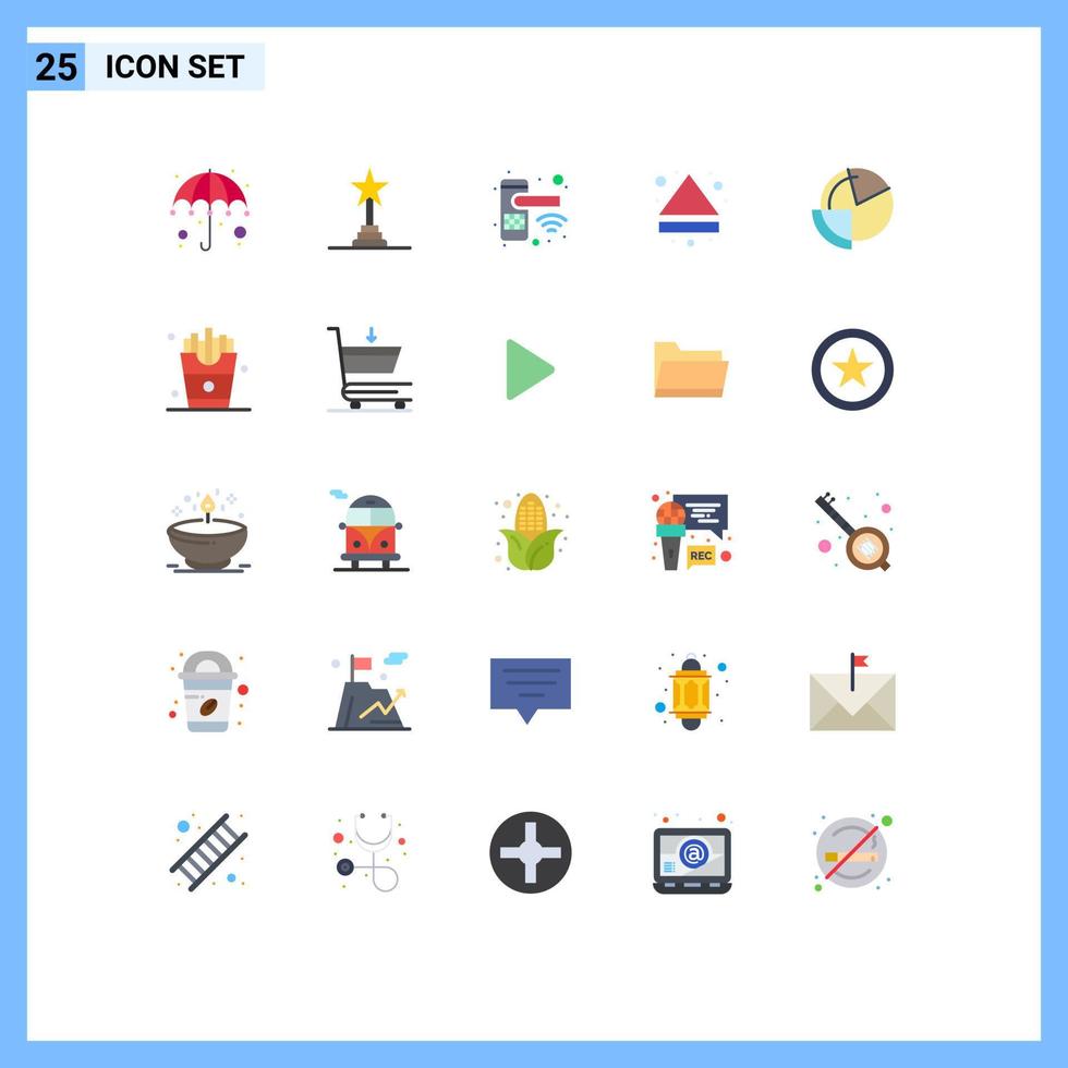 paquete de iconos de vector de stock de 25 signos y símbolos de línea para análisis elementos de diseño de vector editables de cerradura de puerta de expulsión de casa multimedia