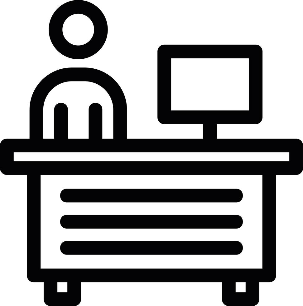 Reception Line Icon vector