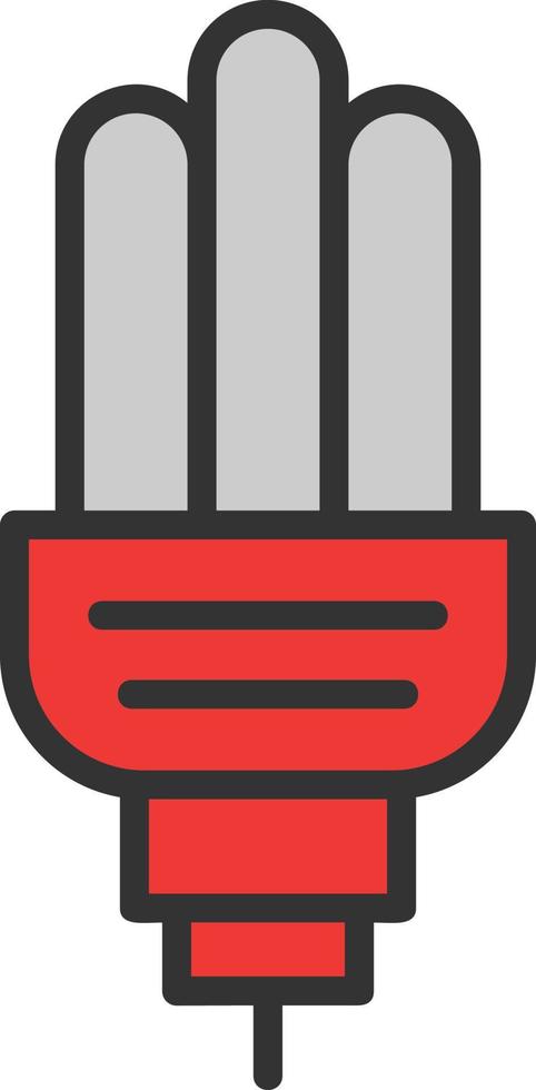 Light Line Filled Icon vector