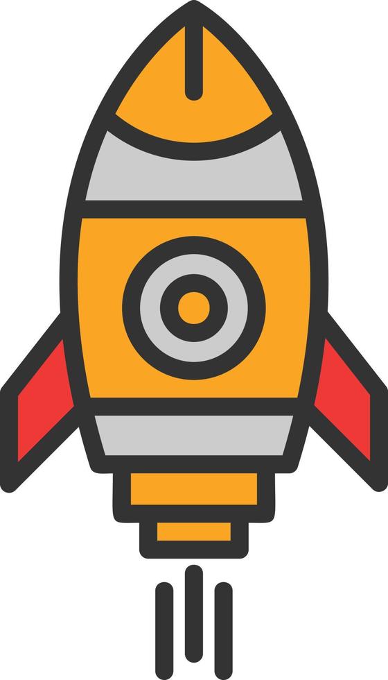 Booster Line Filled Icon vector