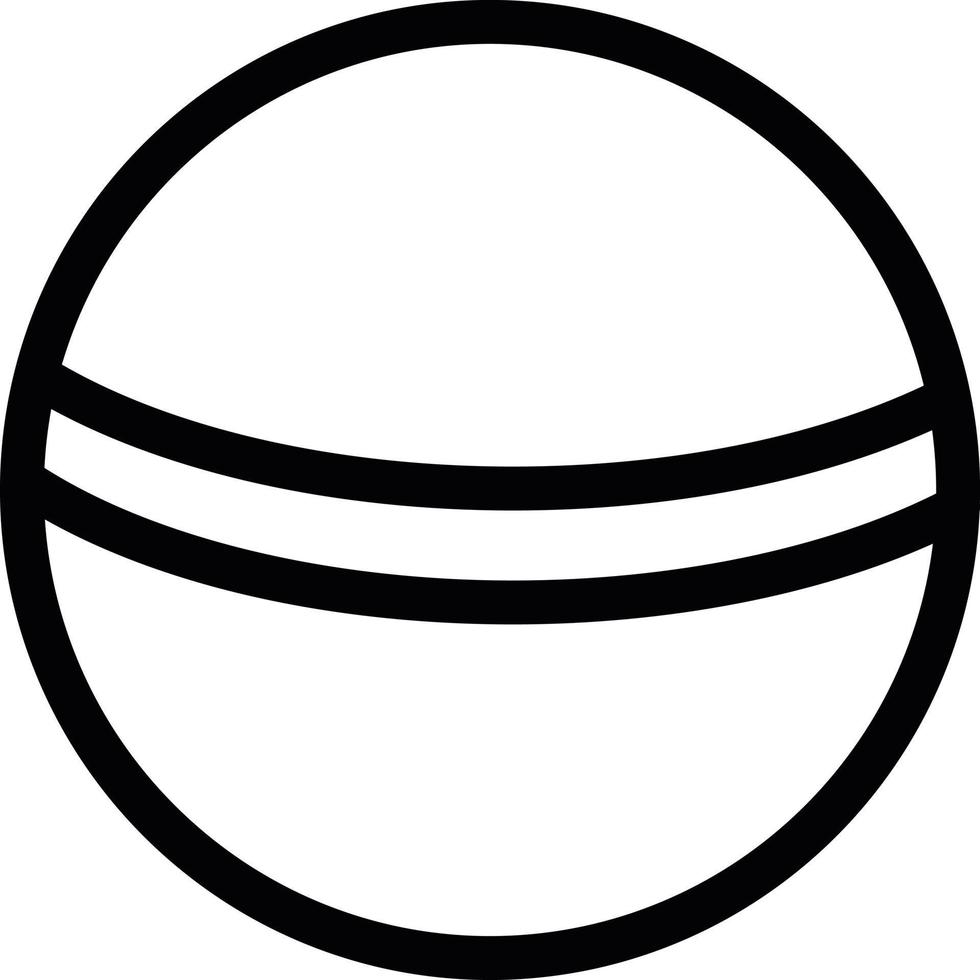 Fast Ball Line Icon vector