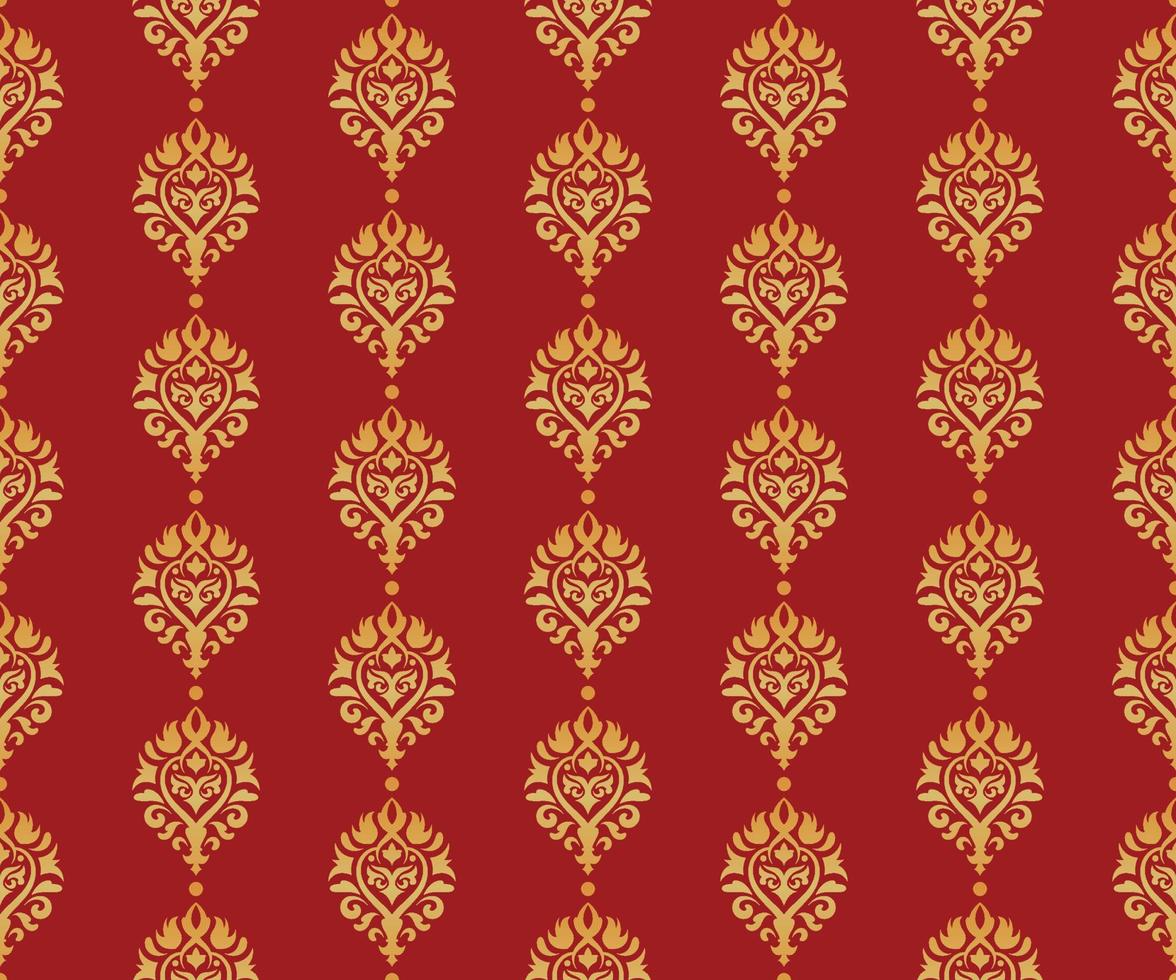 Luxury damask seamless pattern ornament, royal victorian texture for fabric, wall decoration, table cloth vector