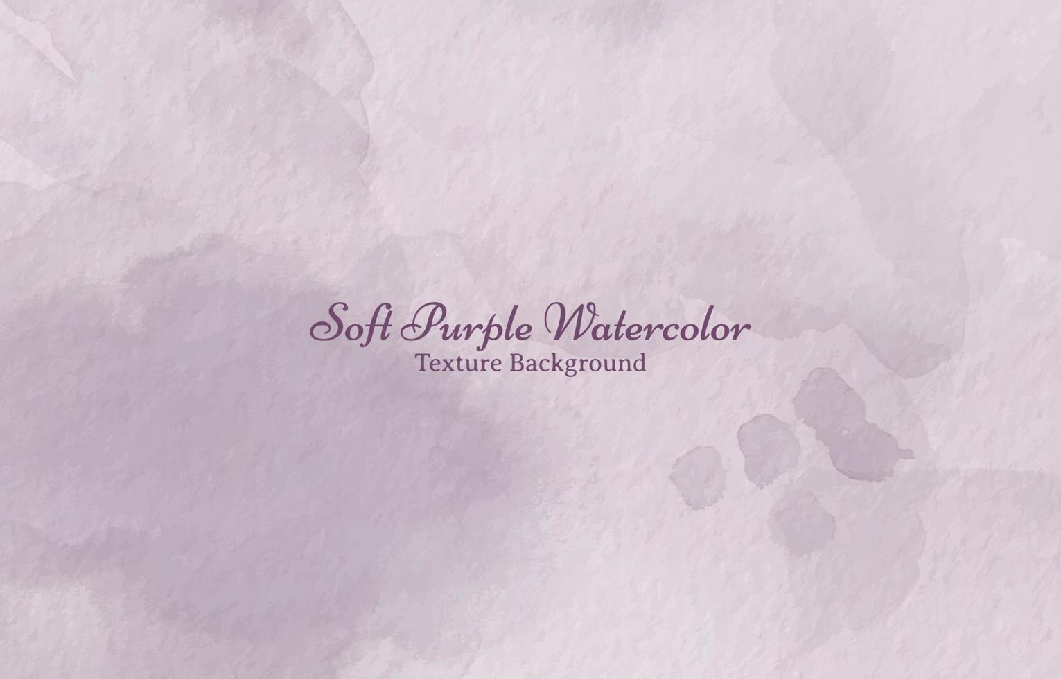 Soft Purple Watercolor Texture Background vector