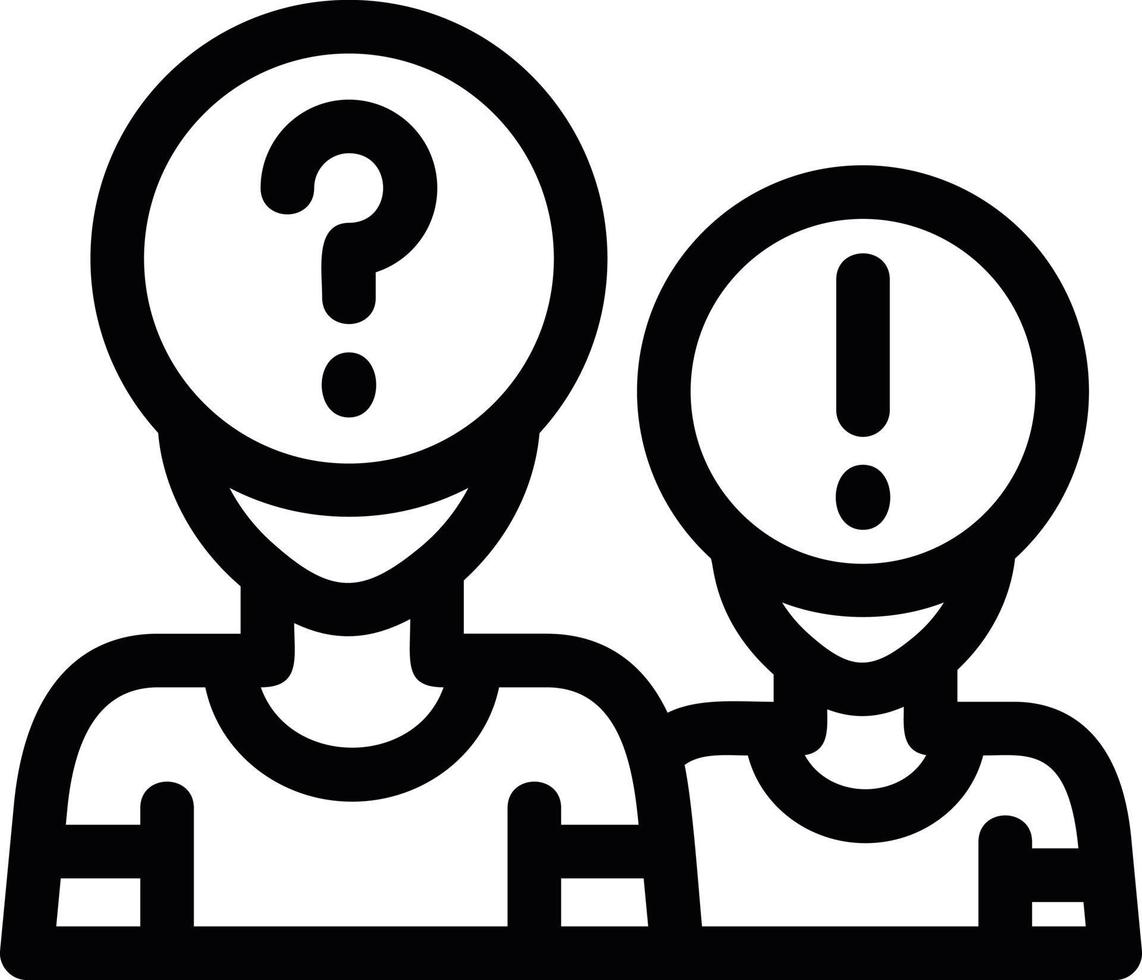 Dispute Line Icon vector