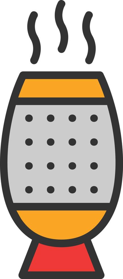 Humidifier Line Filled Icon vector