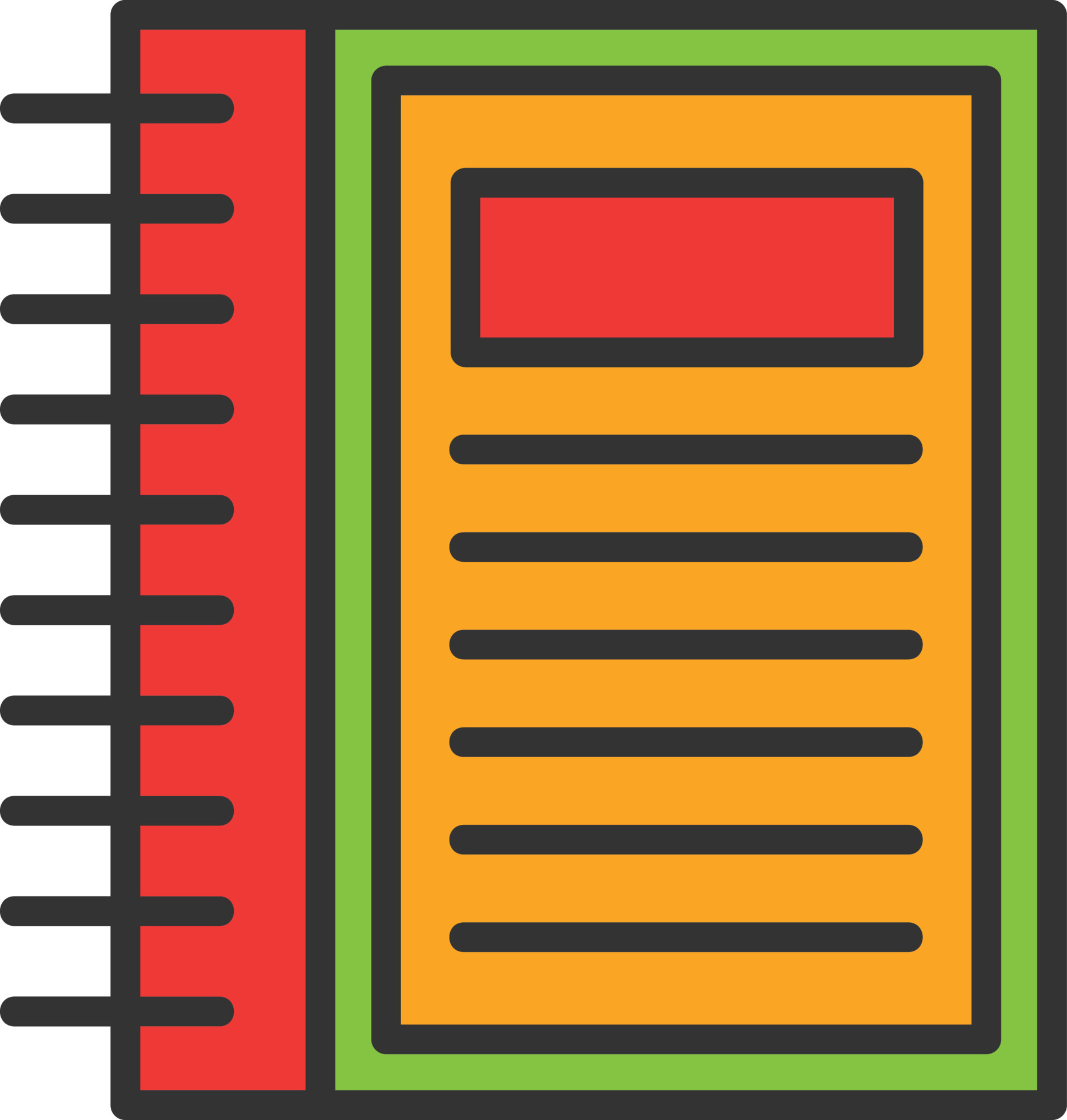 Notebook Line Filled Icon 14714908 Vector Art at Vecteezy