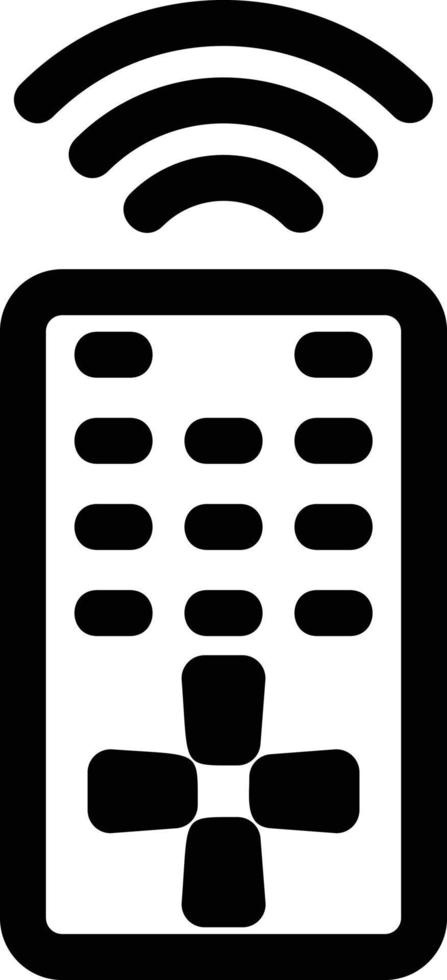 Remote Control Line Icon vector