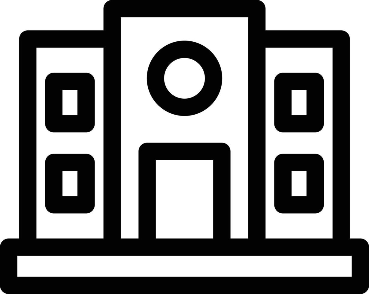Campus Line Icon vector