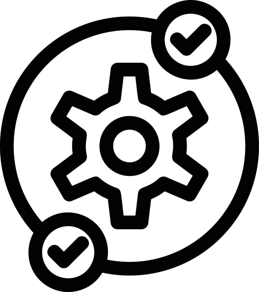 Reverse Engineering Line Icon vector