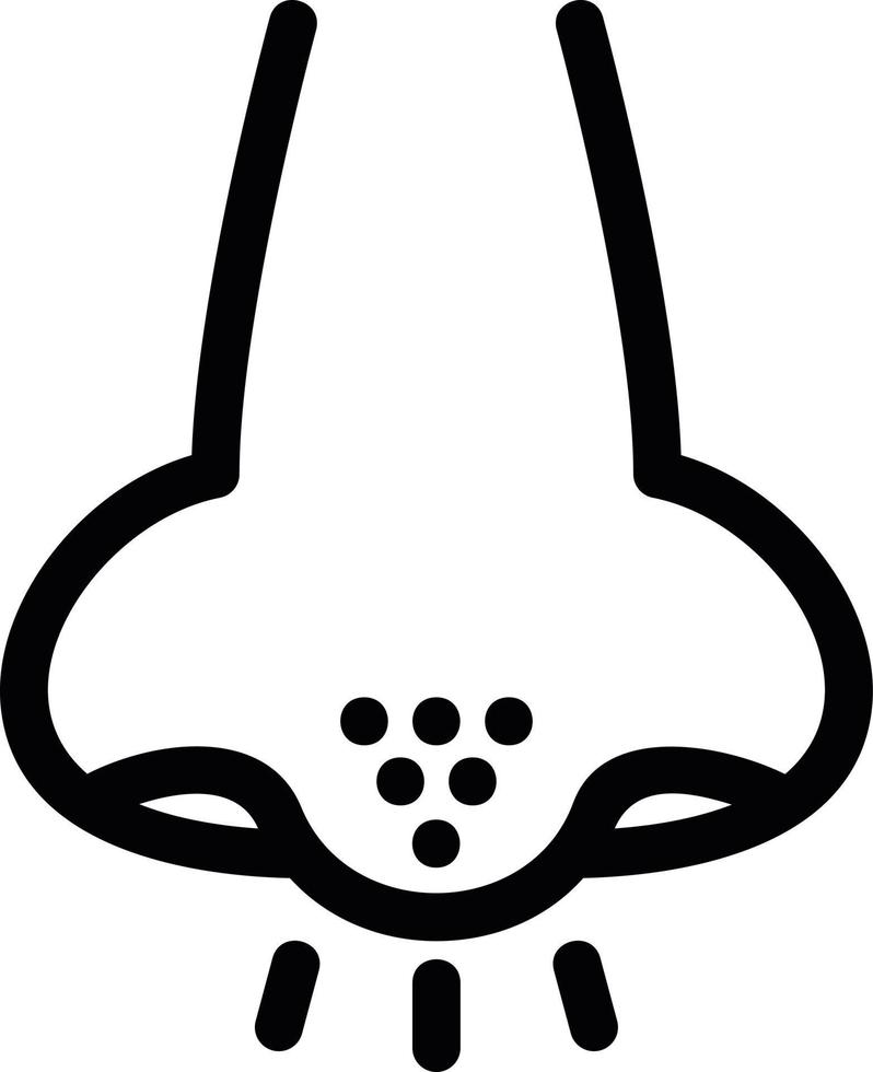 Rhinology Line Icon vector