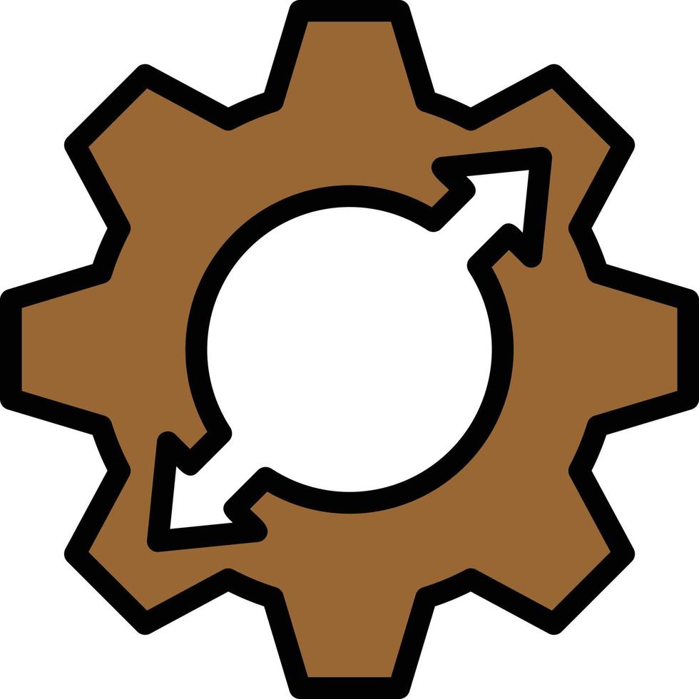 Resolution Line Filled Icon vector