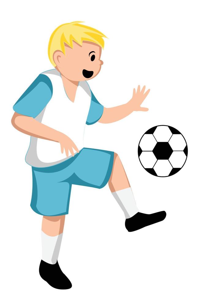 vector de jugador de futbol