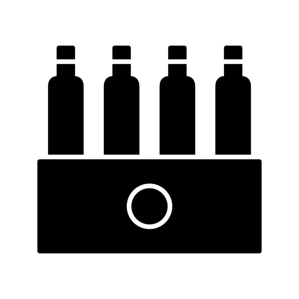 paquete único de icono de vector de cervezas