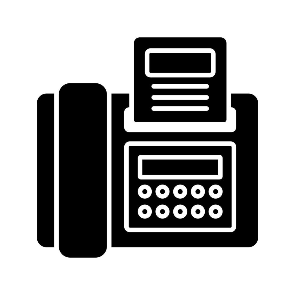 Fax Vector Icon