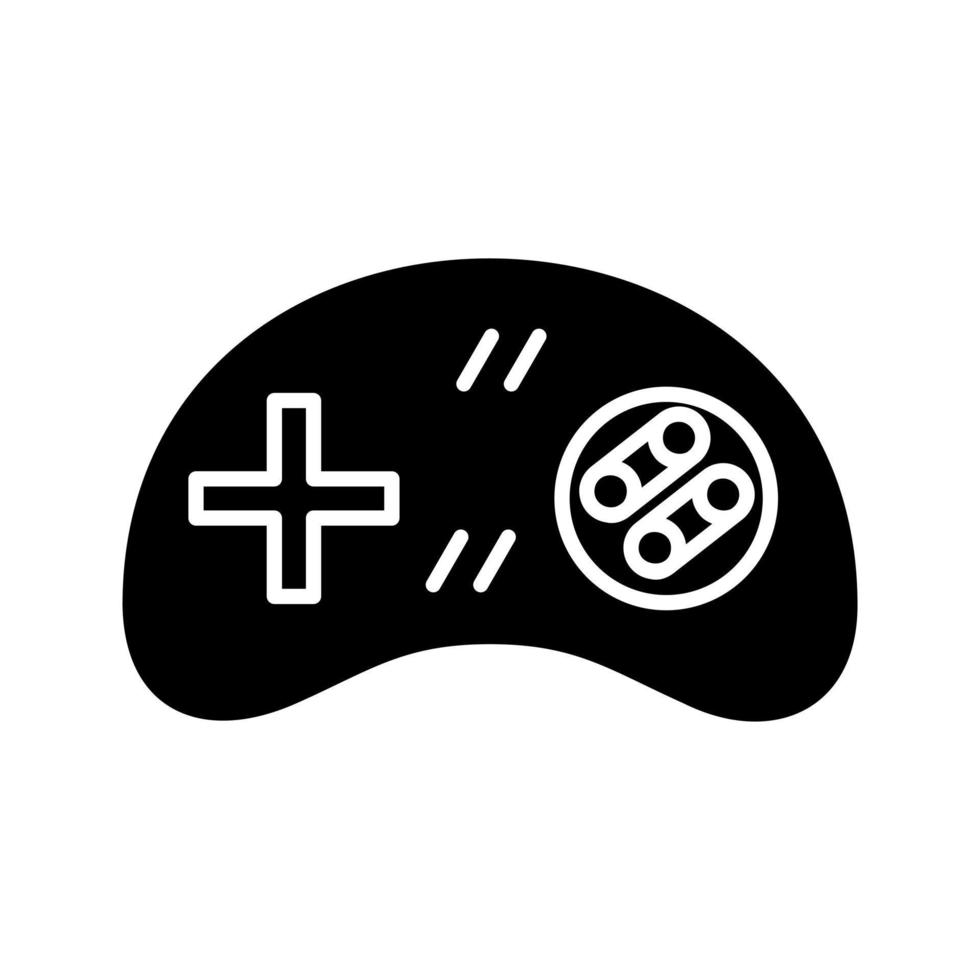 icono de vector de control de juego único