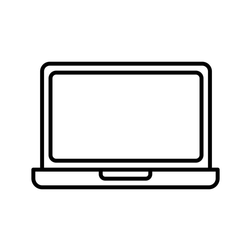 icono de vector de laptop