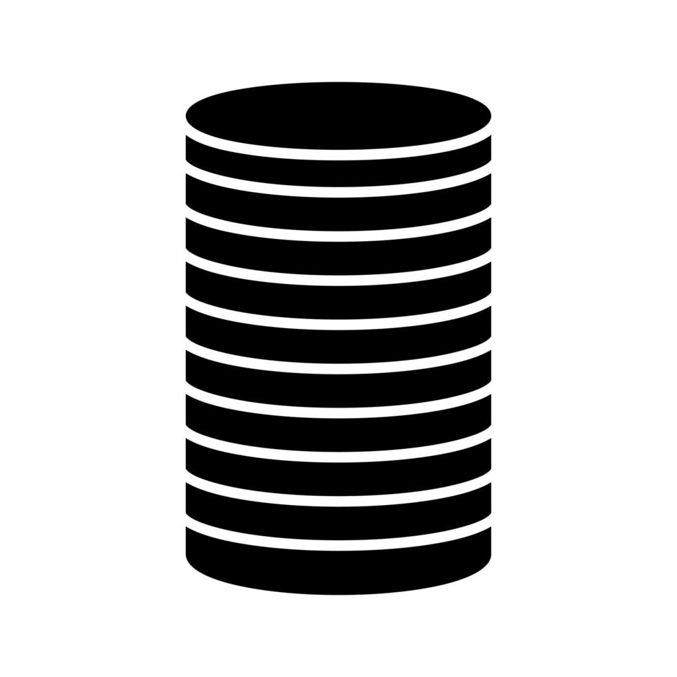 Stack of Coins Vector Icon