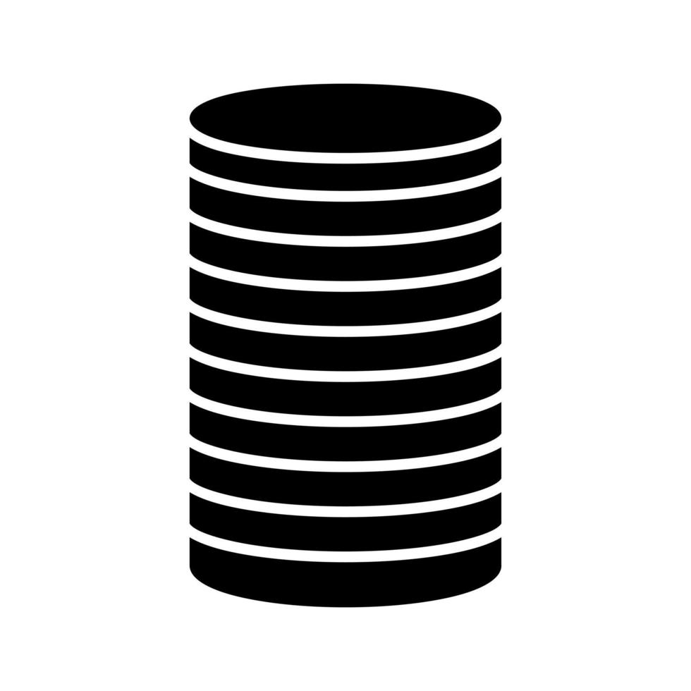 Stack of Coins Vector Icon