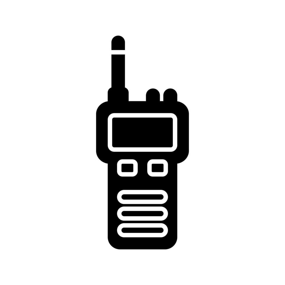 icono de vector de walki talkie