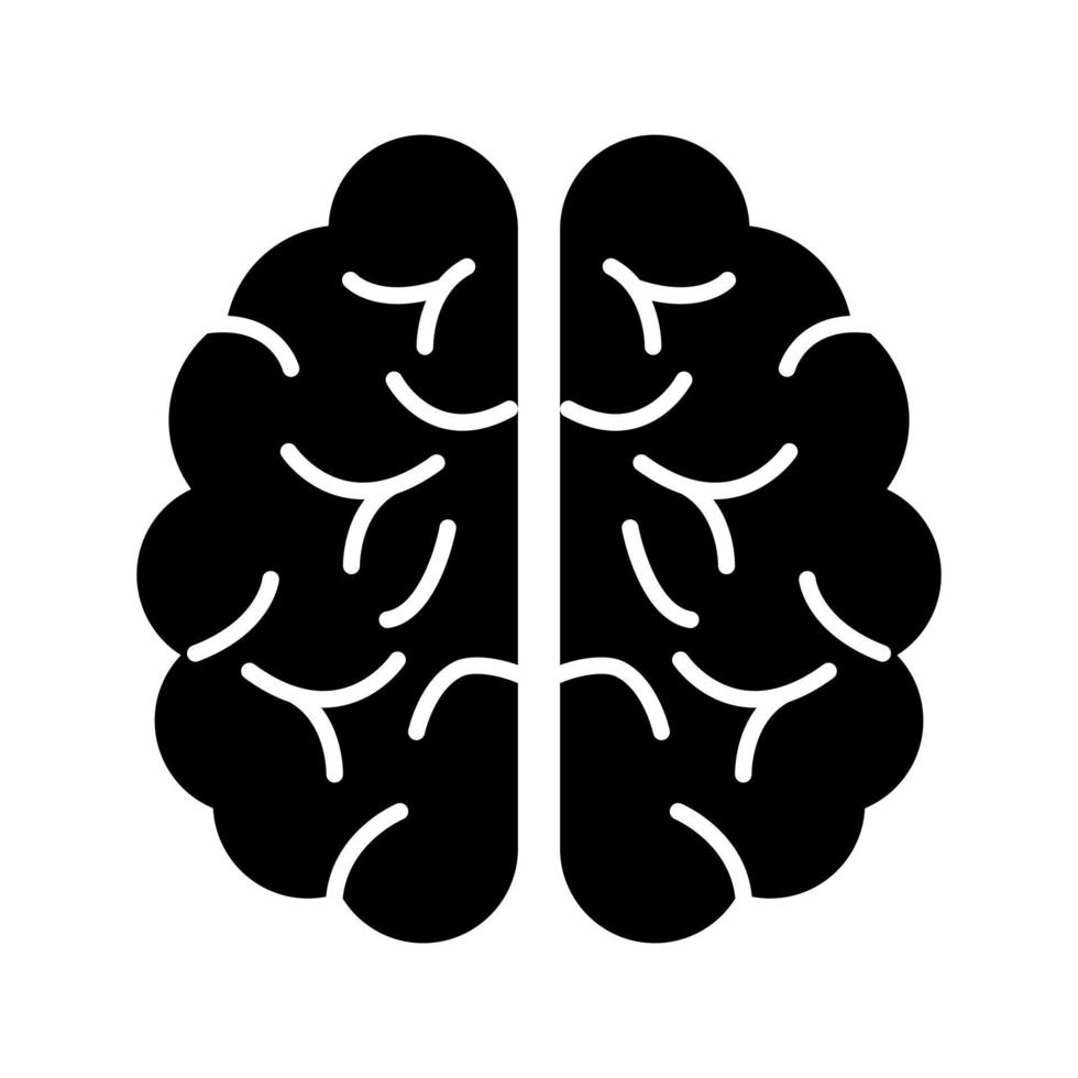 icono de vector de cerebro