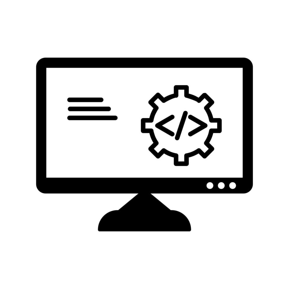 Unique Code Optimization Vector Icon