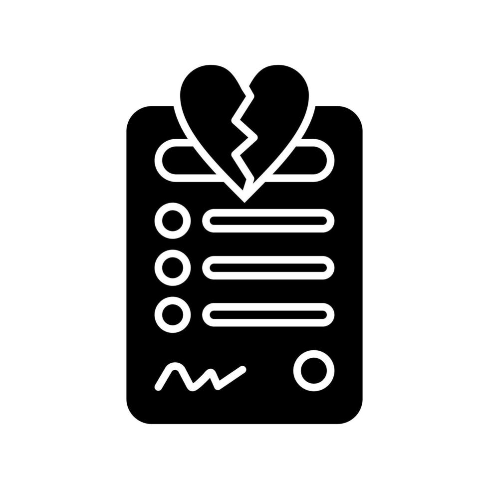 Divorce Vector Icon