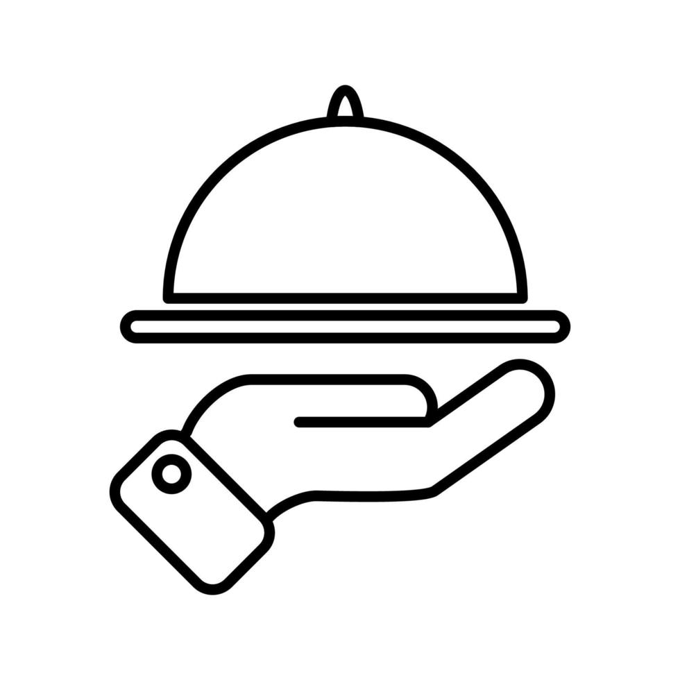 Waiter Vector Icon