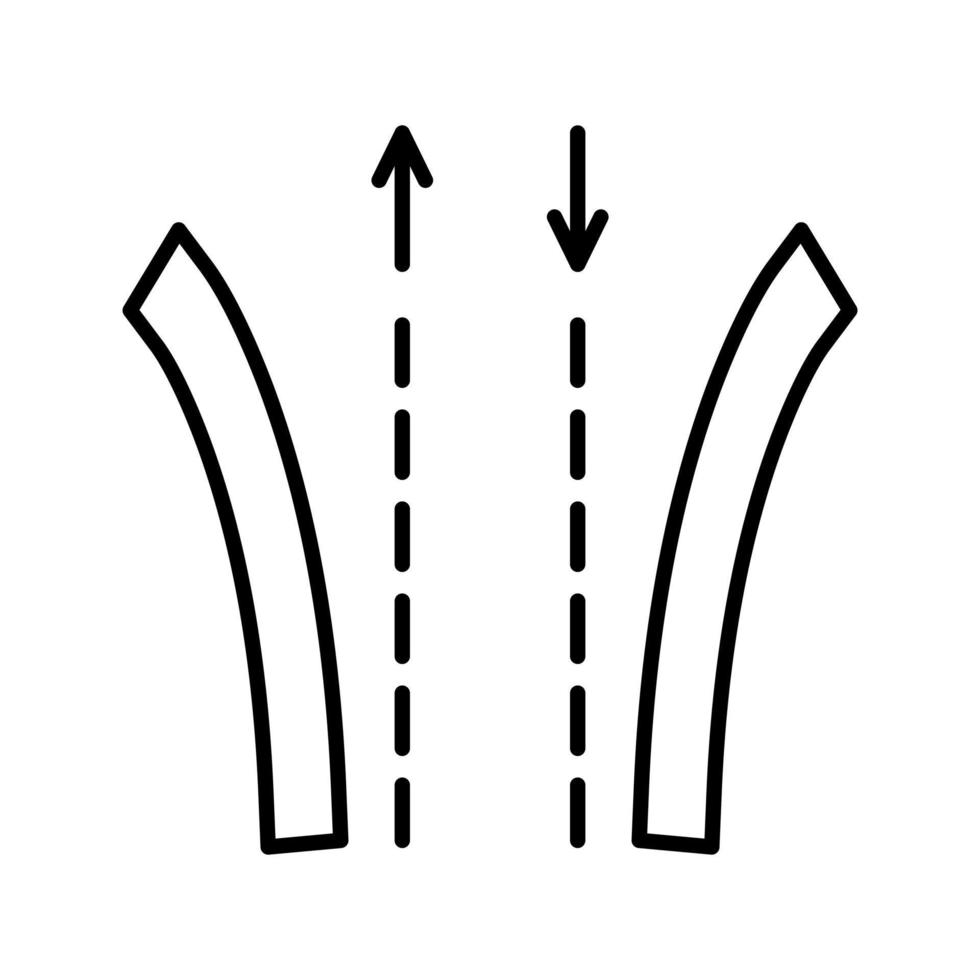 icono de vector de camino