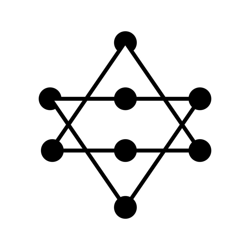 Unique Networks Vector Icon
