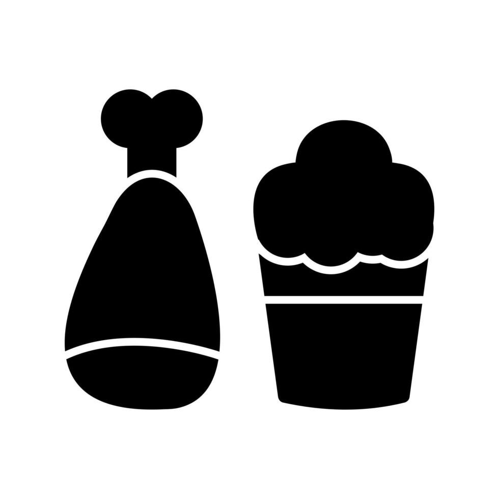 Food and Beer Vector Icon