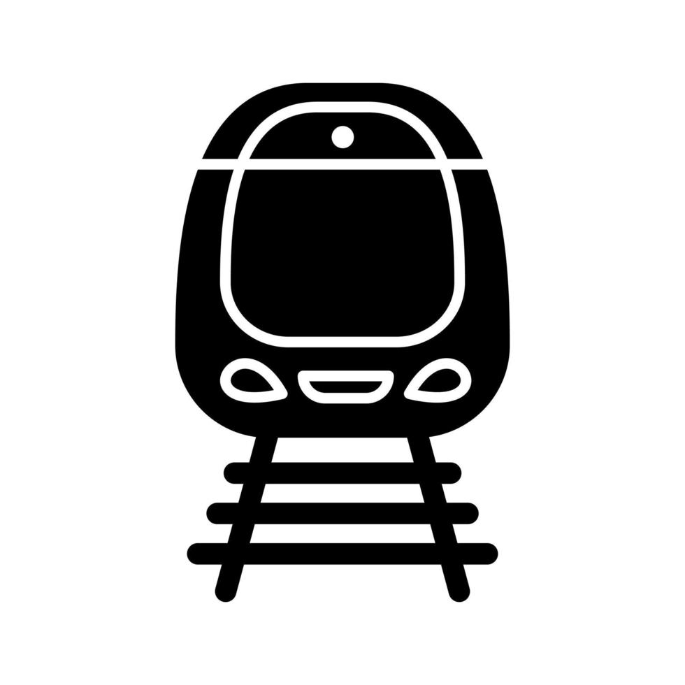 icono de vector de tren